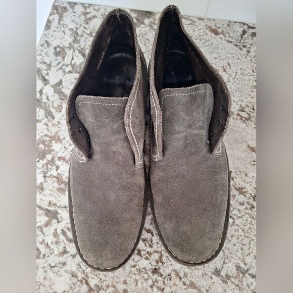 John Varvatos Gray Shuede boots shoes size 13 - Picture 5 of 12